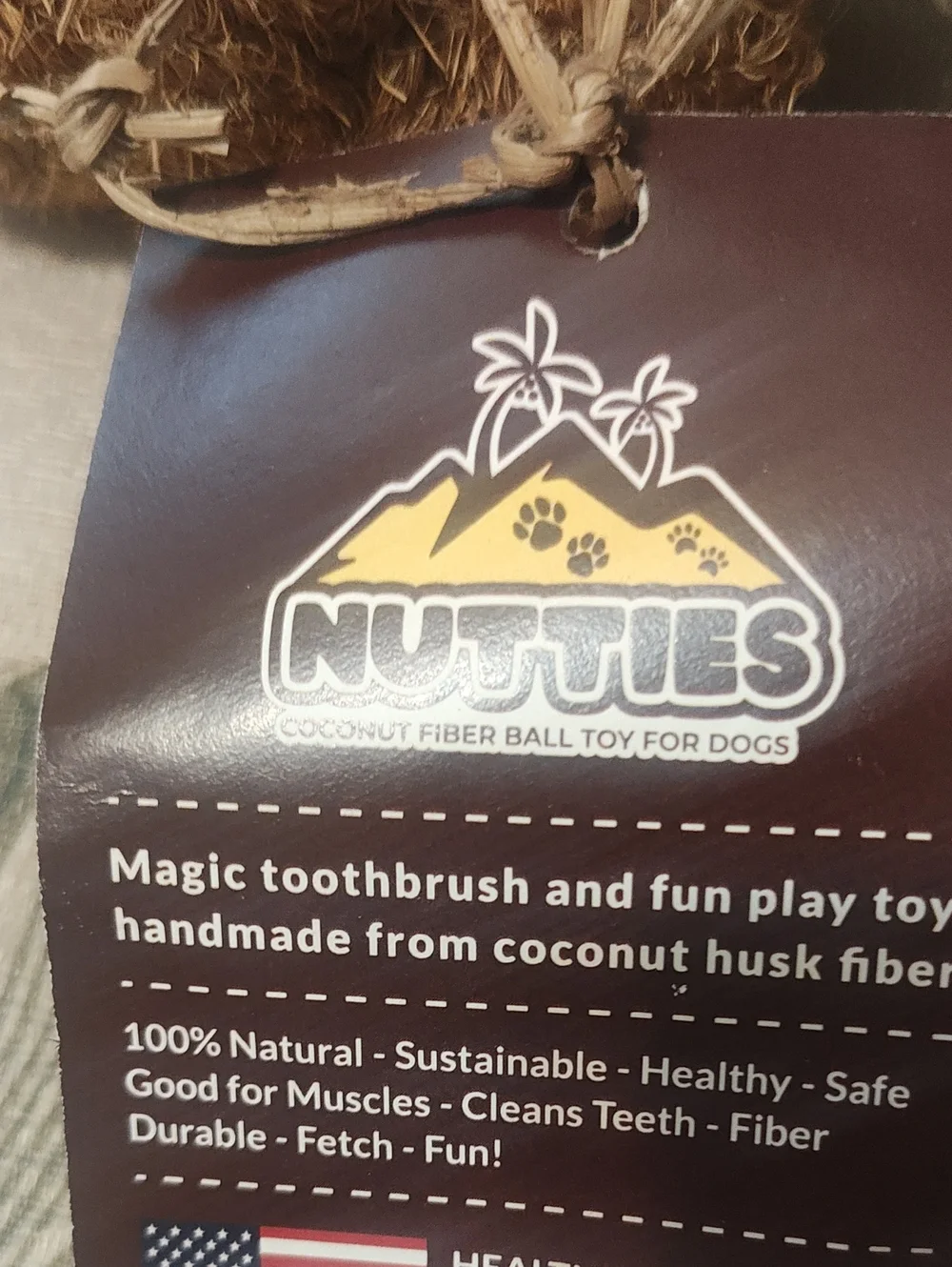 PETS: DOG COCONUT HUSK CHEW TOY